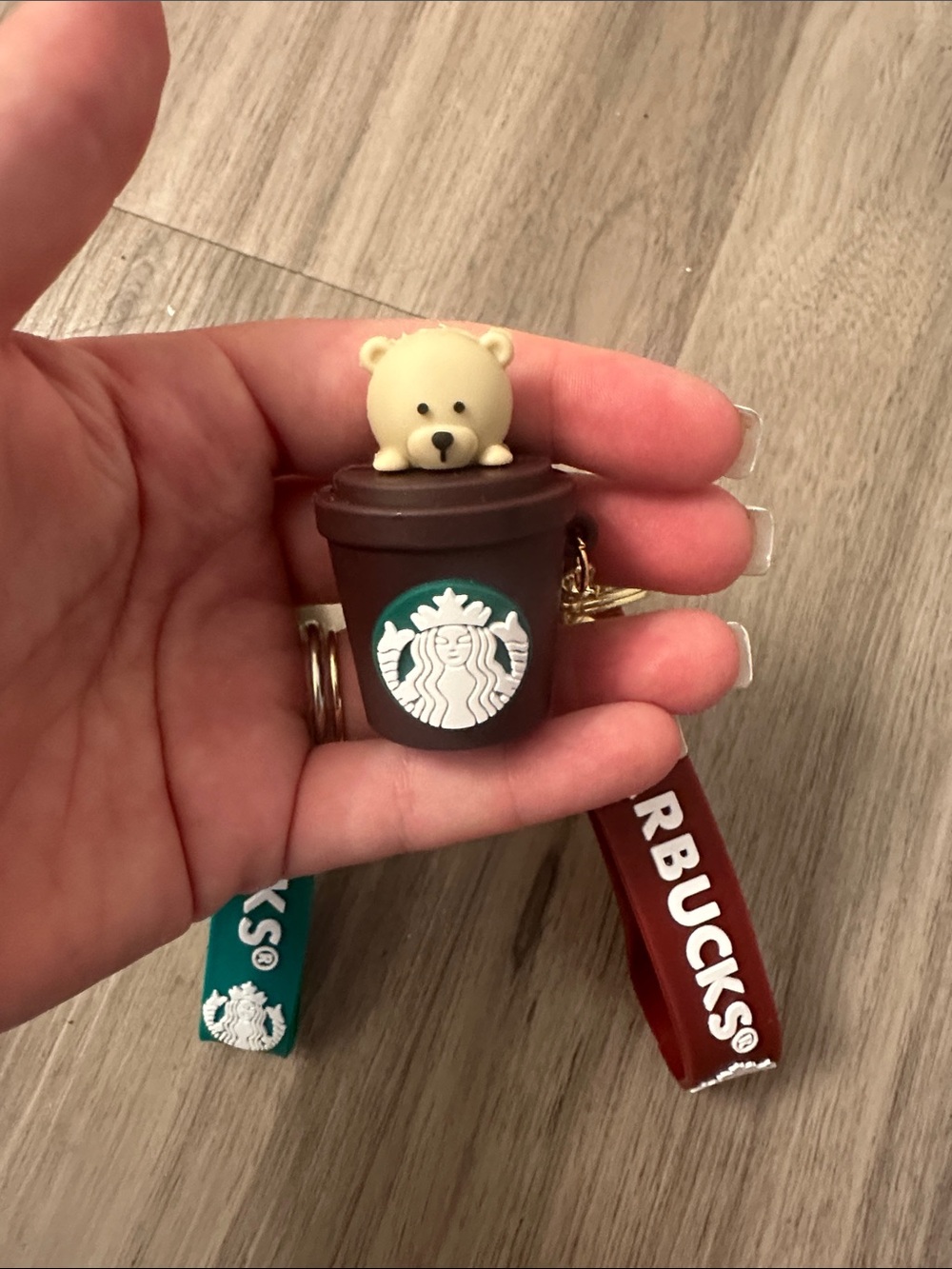 Starbucks Keychain Brown Bear